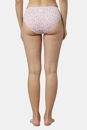 Red Rose Medium Rise Full Coverage Hipster Panty (Pack of 3) - Multicolor — image 2